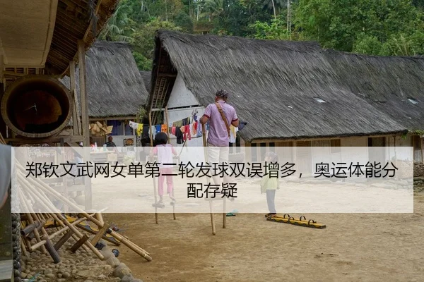 郑钦文武网女单第二轮发球双误增多，奥运体能分配存疑